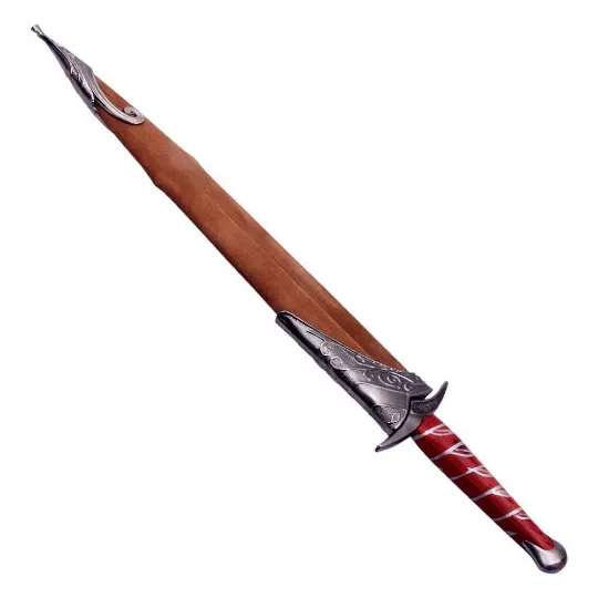 22" Sting Sword of Frodo w/ Scabbard in just $69 (Battle Ready D2 Steel & Spring Steel Versions Available) from Lord of The Rings-Red