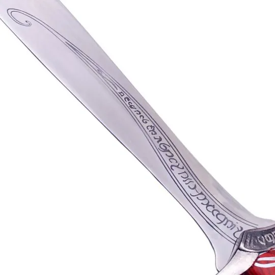 22" Sting Sword of Frodo w/ Scabbard in just $69 (Battle Ready D2 Steel & Spring Steel Versions Available) from Lord of The Rings-Red