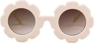 ADE WU Sunglasses for Kids Round Flower Cute Glasses UV 400 Protection Children Girl Boy Gifts