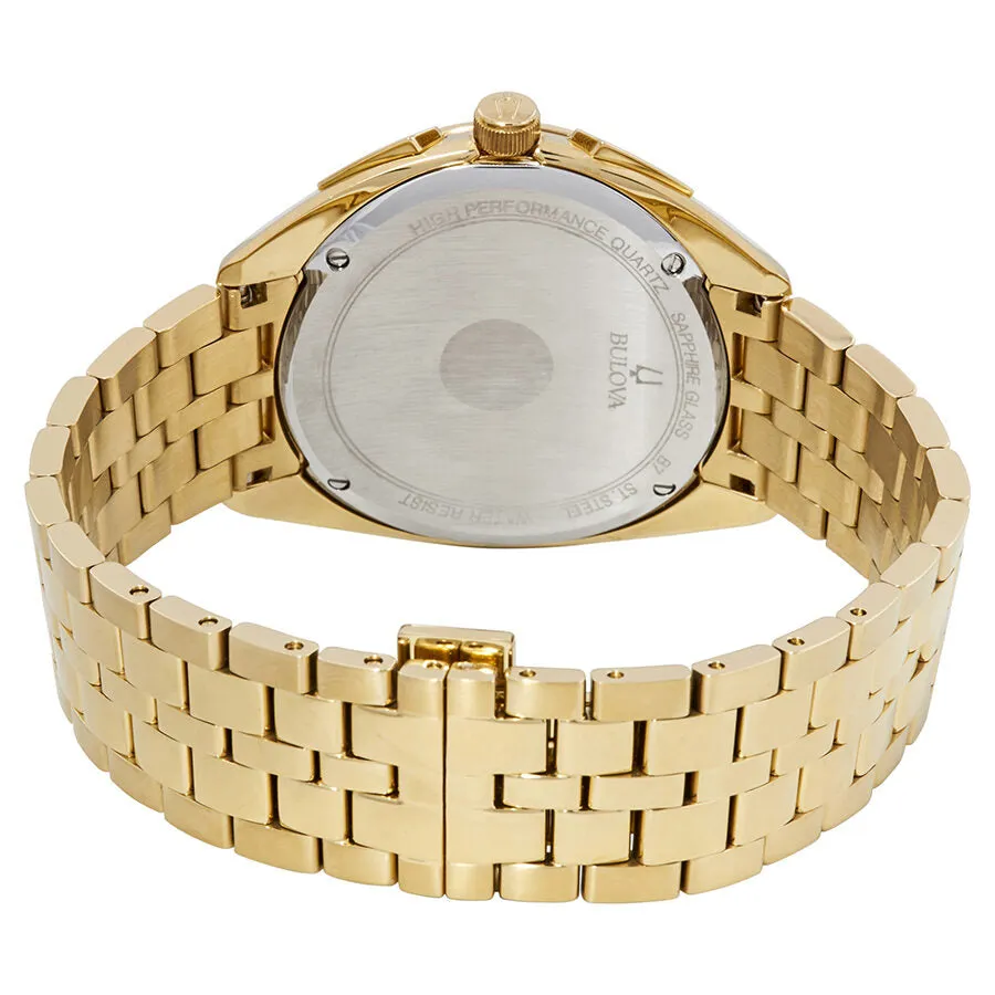 Bulova Curv Chronograph Champagne Dial Men's Watch 97A125