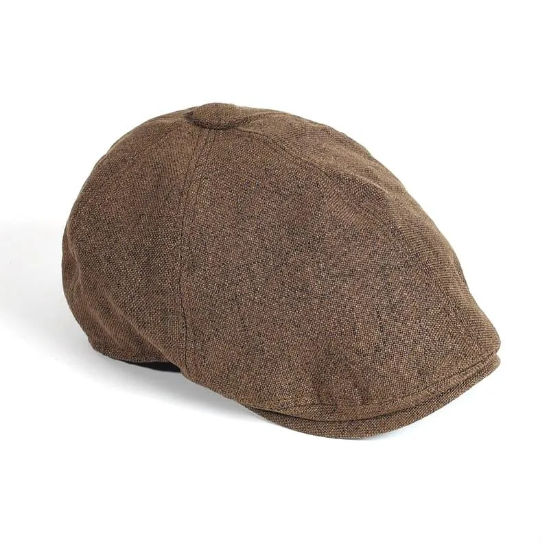 Chelsea Linen Gatsby Cap