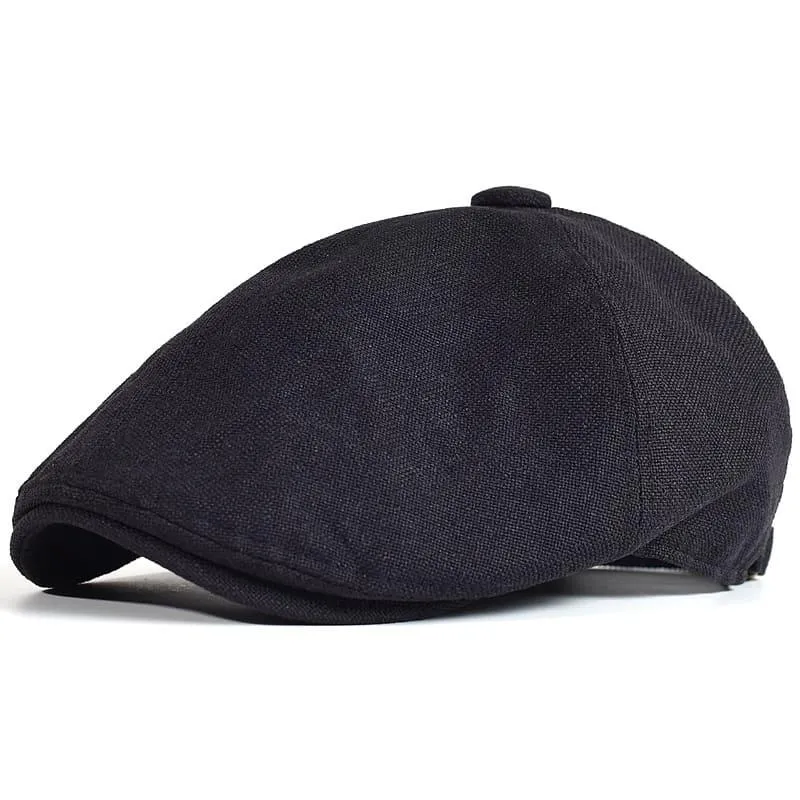 Chelsea Linen Gatsby Cap