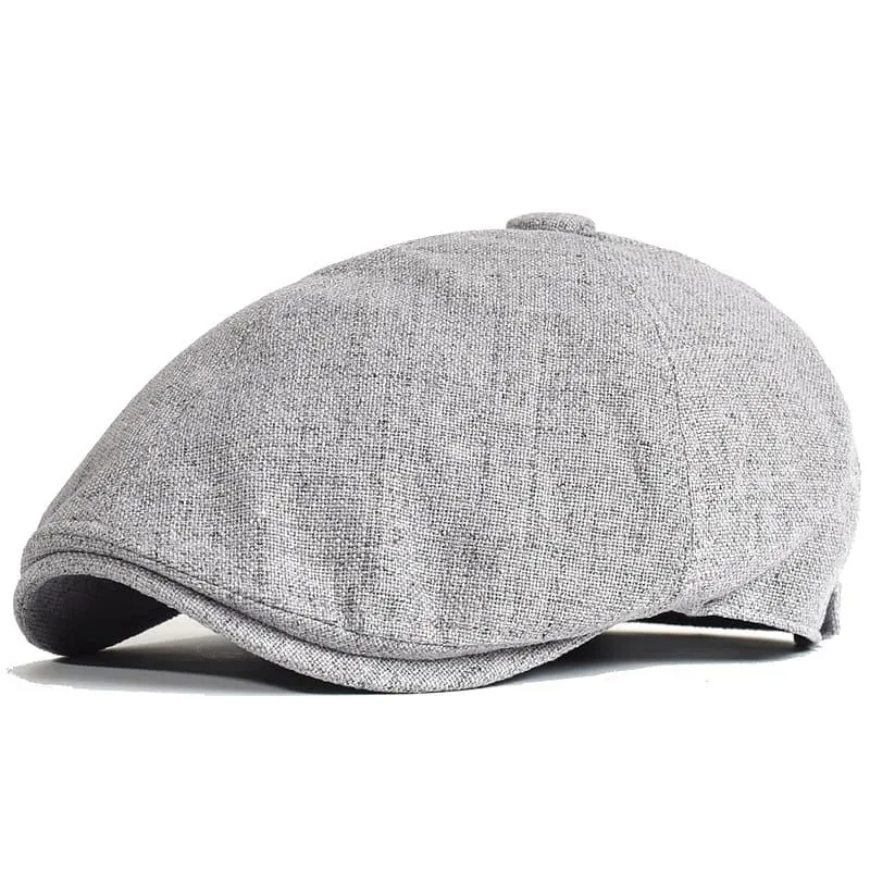Chelsea Linen Gatsby Cap