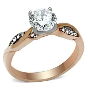 CJG2314 Stainless Steel AAA Grade CZ Ring