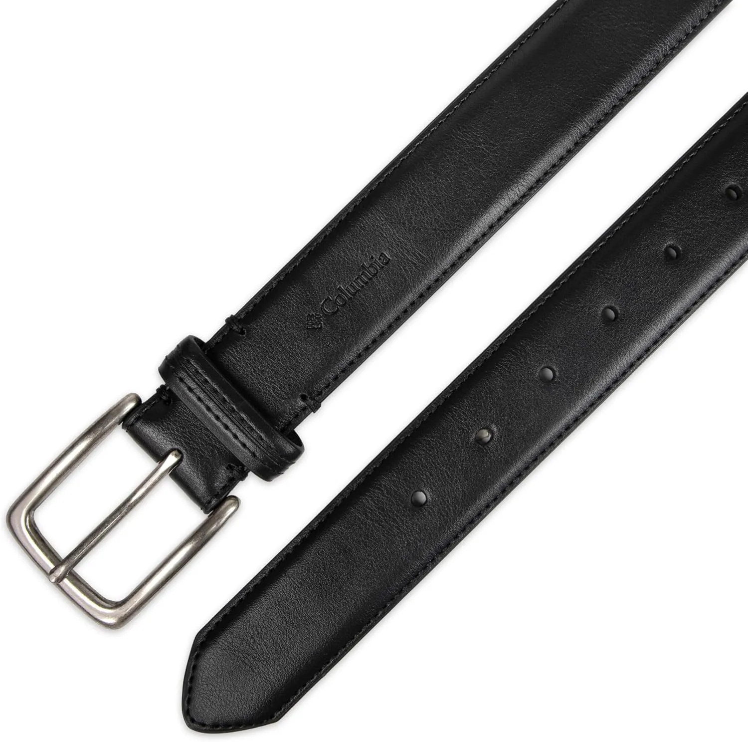 Columbia Mens Trinity Logo Everyday Casual Dress Belt, Regular and Big and Tall Sizing