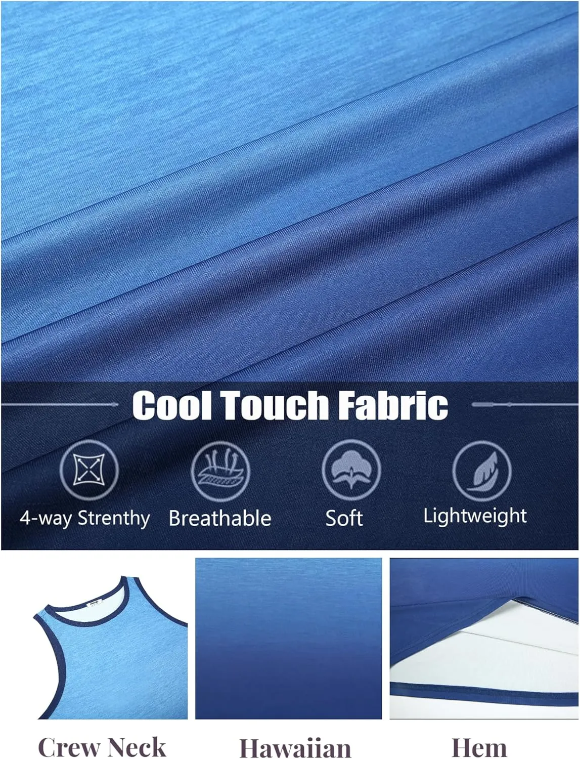 COOFANDY Mens Tank Tops Beach Summer Sleeveless Graphic T Shirts Palm Tree Vacation Quick Dry Muscle Tank