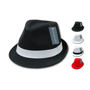 Decky 553 Lunada Bay Poly Woven Fedora Hats Hipster Miami Caps Men Women