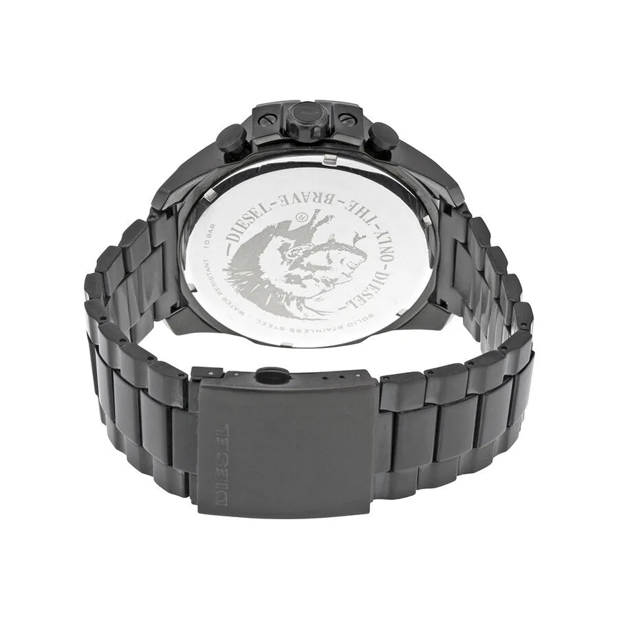 Diesel Mega Chief  Chronograph Black Dial Men's Watch DZ4355