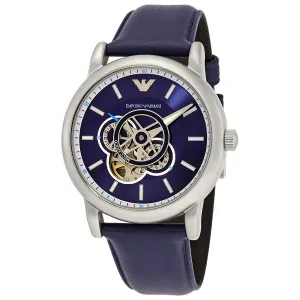 Emporio Armani Chronograph Automatic Blue Dial Men's Watch AR60011