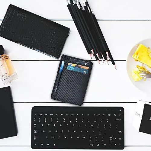 Front Pocket Slim Wallets- Genuine Leather Handmade Minimalist Credit Card Holder By Clifton Heritage