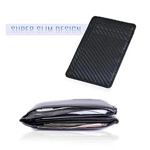 Front Pocket Slim Wallets- Genuine Leather Handmade Minimalist Credit Card Holder By Clifton Heritage