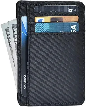 Front Pocket Slim Wallets- Genuine Leather Handmade Minimalist Credit Card Holder By Clifton Heritage