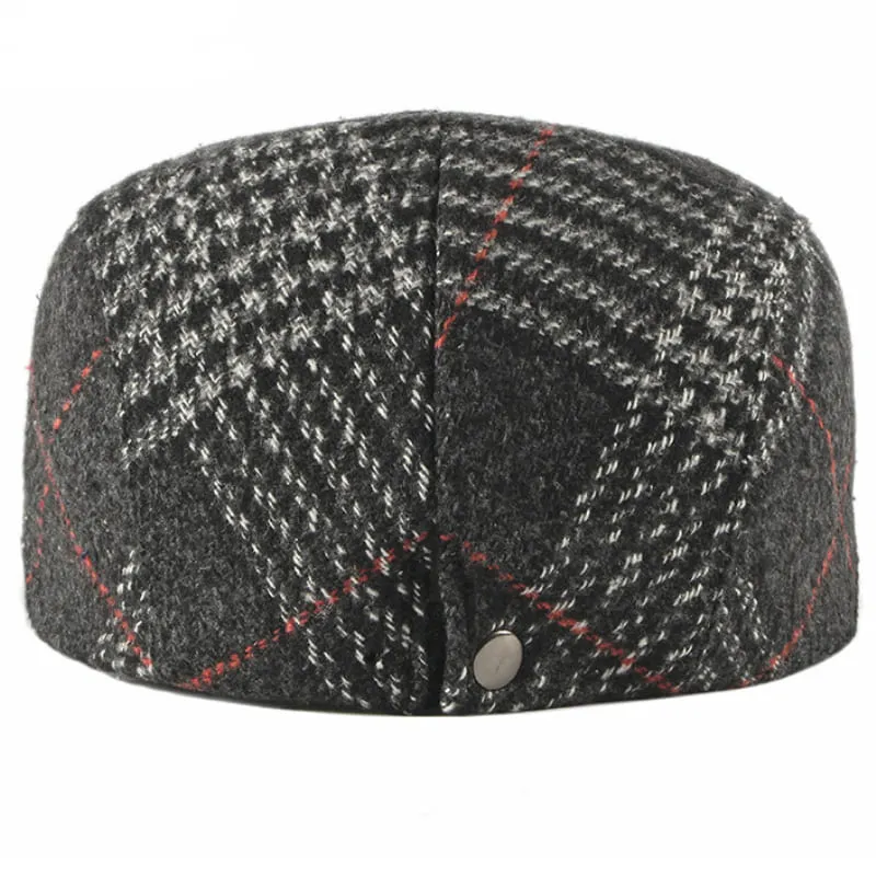Gimont Tartan Wool Flat Cap