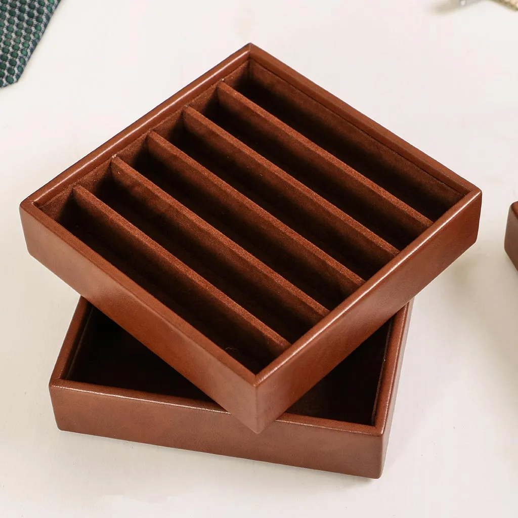 Groomsman Best Man Gift Butler Brown Stacked Accessories Store