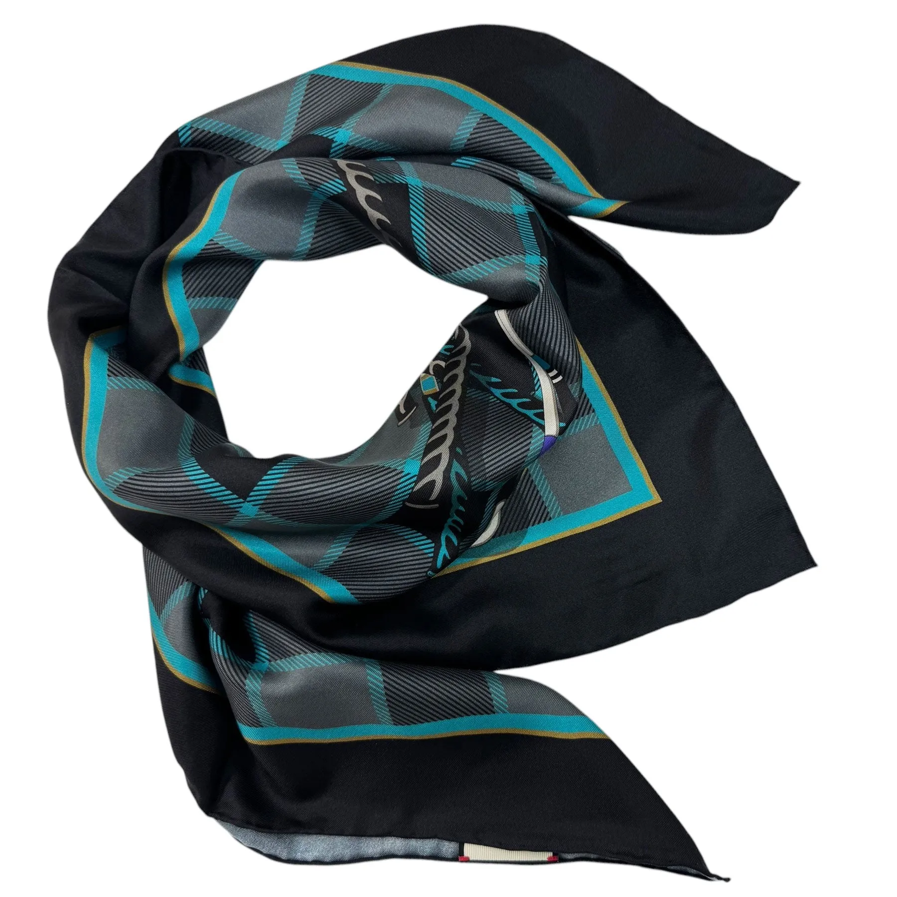 Gucci Scarf Gold Design  - Twill Silk Square Foulard Women Collection SALE
