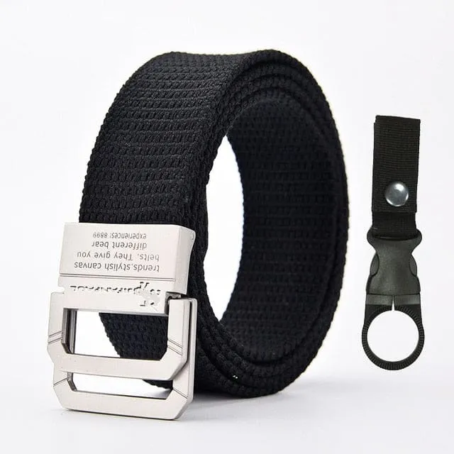 High Quality Marine Corps Canvas Multi-Function Alloy Buckle Outdoor Hunting Metal Tactical Belt