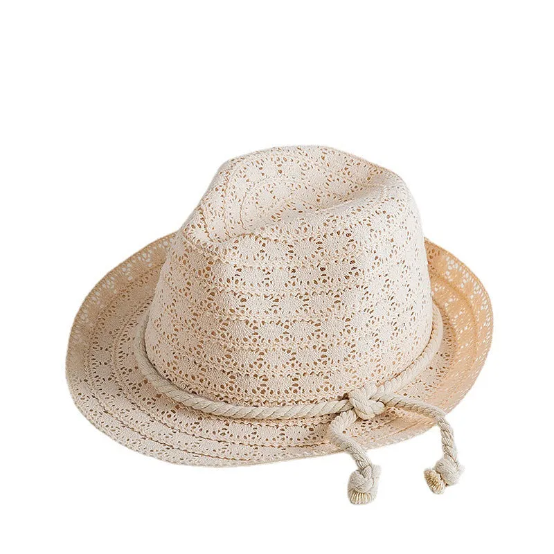 Italian Fedora Hats Summer Hat Sun Hat Lace Women's Summer