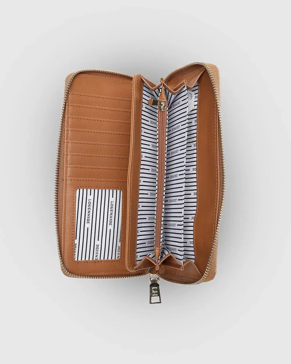 JESSICA WALLET CROC CAMEL