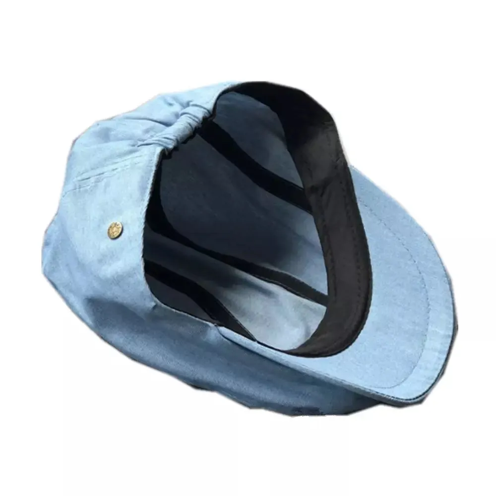 La Crosse Vintage Denim Flat Cap