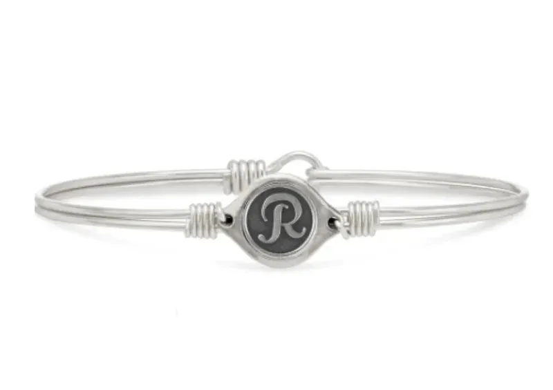 Luca & Danni "Leave Your Stamp" Initial Bangle Bracelets