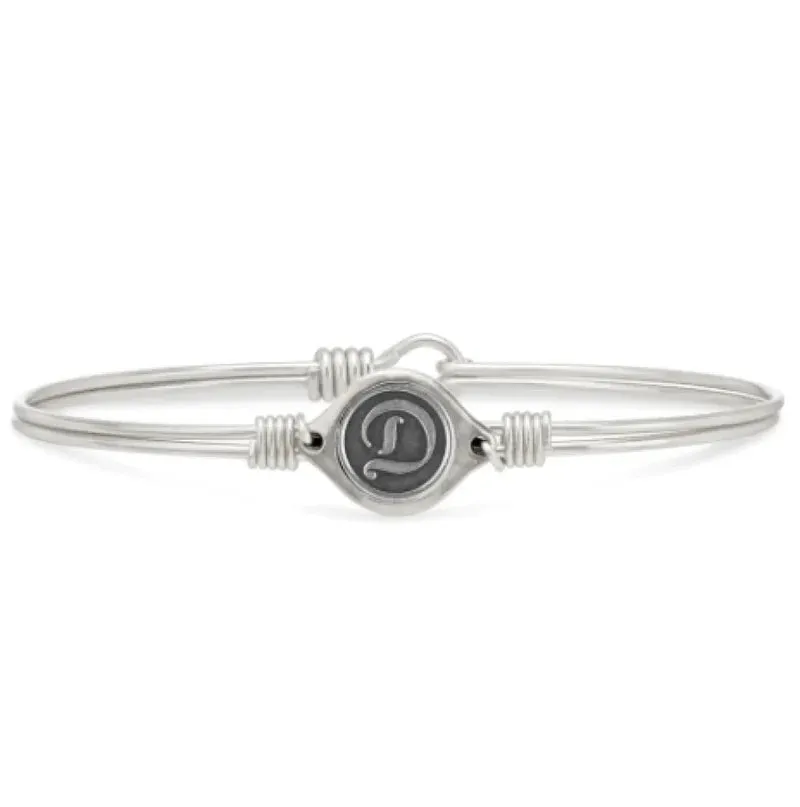Luca & Danni "Leave Your Stamp" Initial Bangle Bracelets