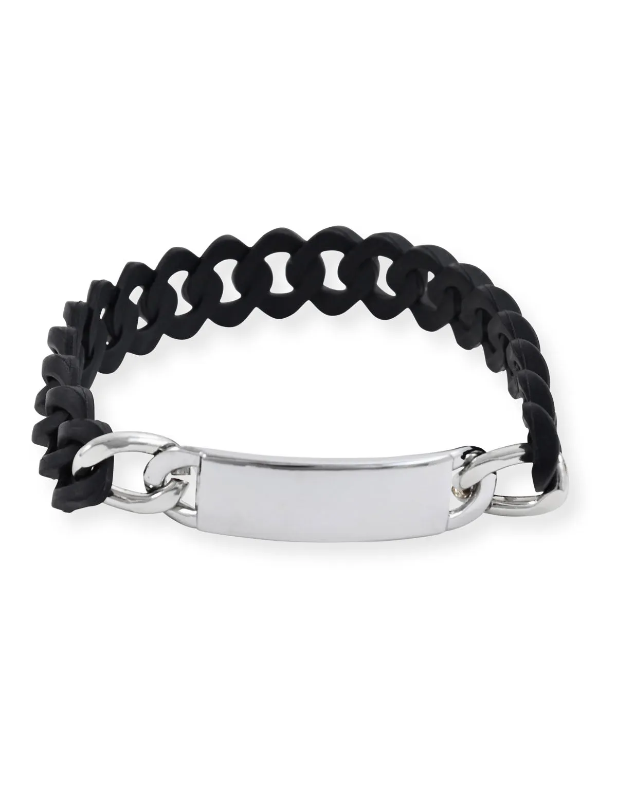 MEN'S BLACK WATCH AND STACKABLE BRACELETS SET