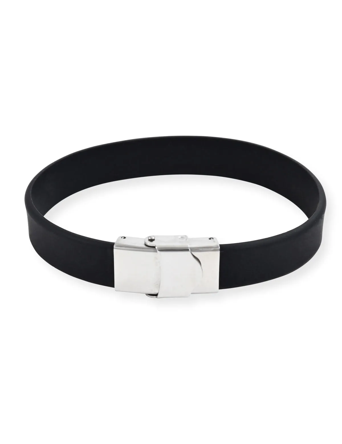 MEN'S BLACK WATCH AND STACKABLE BRACELETS SET