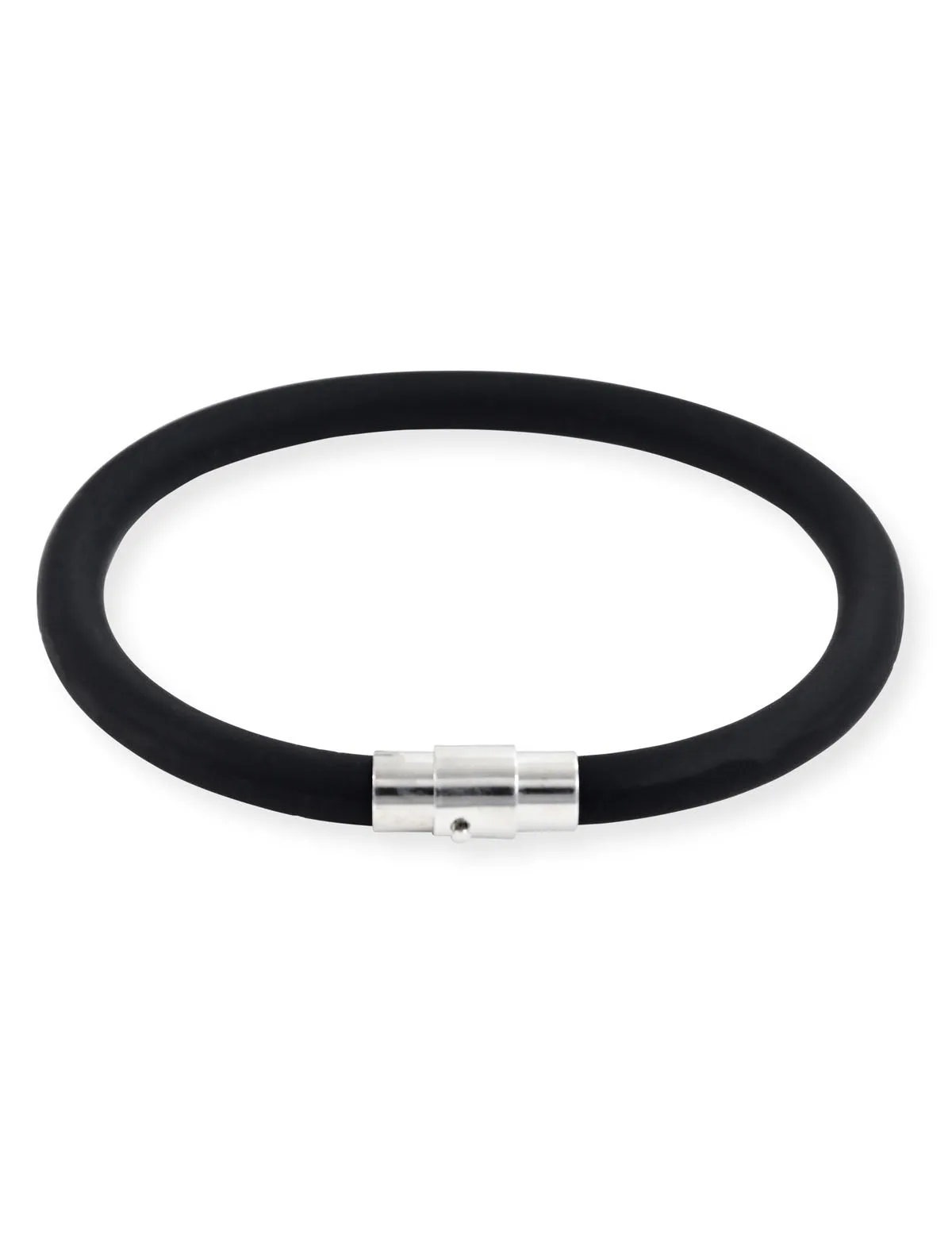 MEN'S BLACK WATCH AND STACKABLE BRACELETS SET