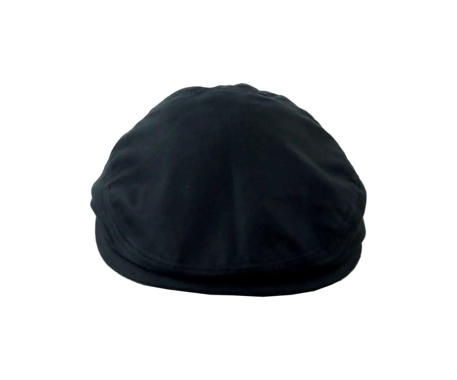 Men's Flat Cap Wax Cotton Hunting Black Casual Hat Peaky Newsboy Caps