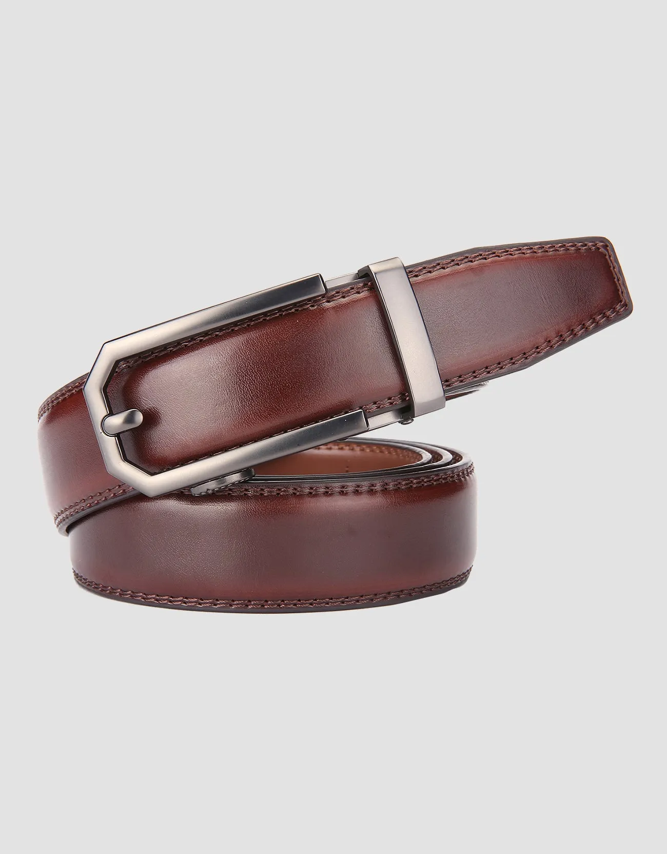 Men's Model Design Leather Ratchet Belt