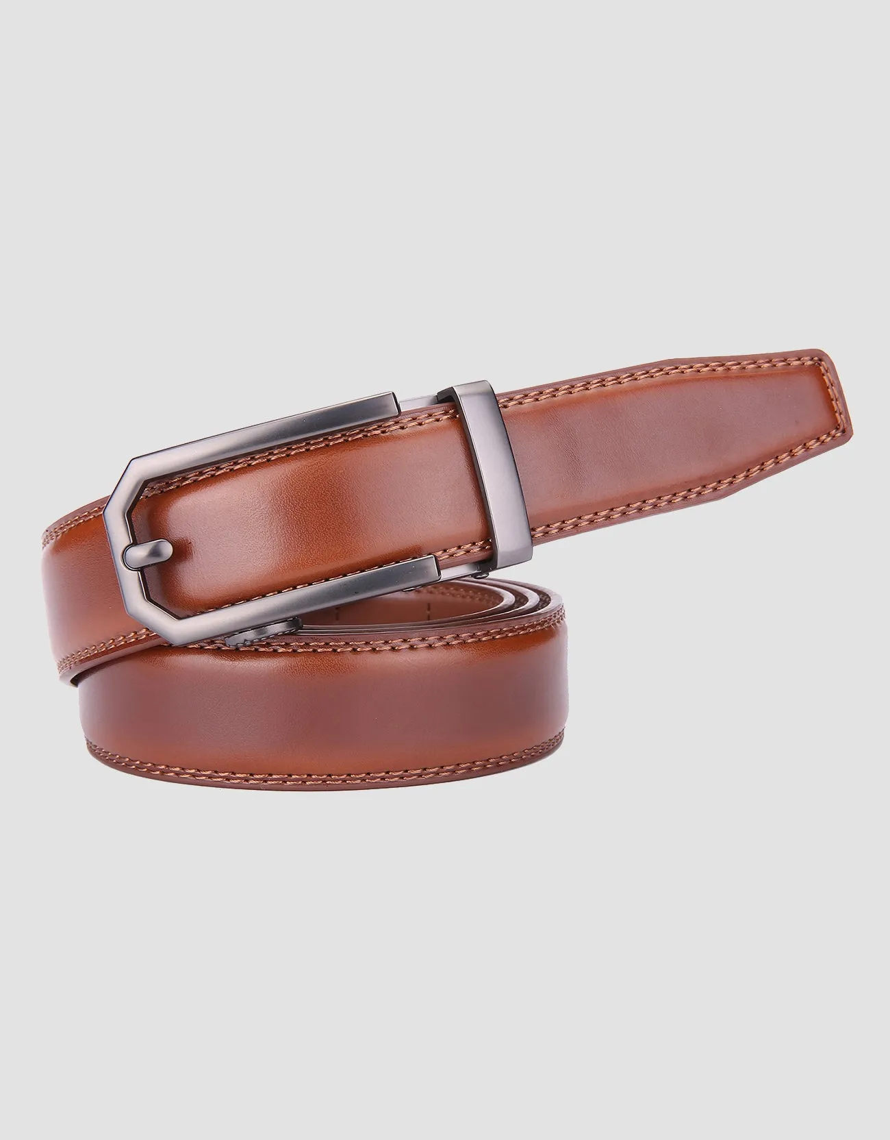 Men's Model Design Leather Ratchet Belt