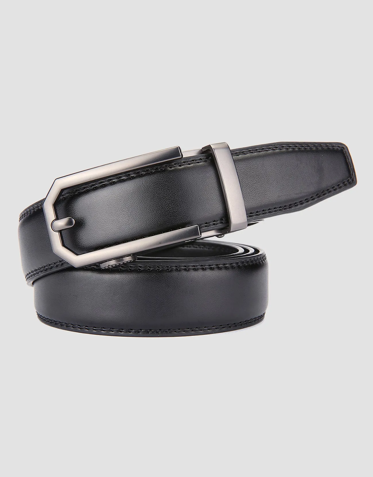 Men's Model Design Leather Ratchet Belt