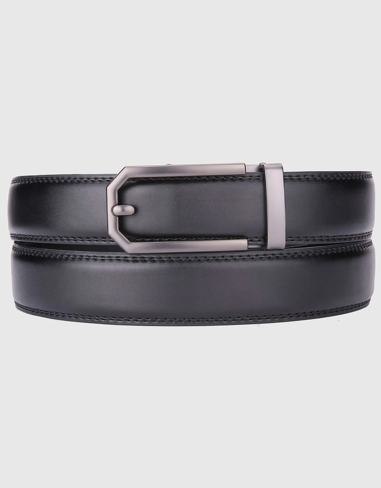 Men's Model Design Leather Ratchet Belt