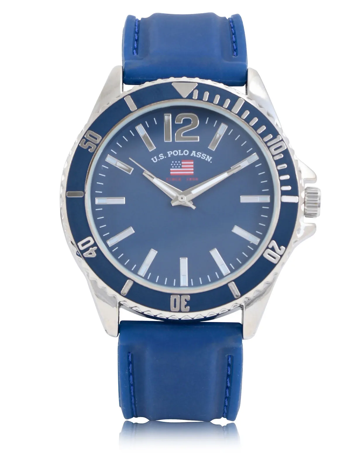 MEN'S NAVY WATCH AND STACKABLE BRACELETS SET