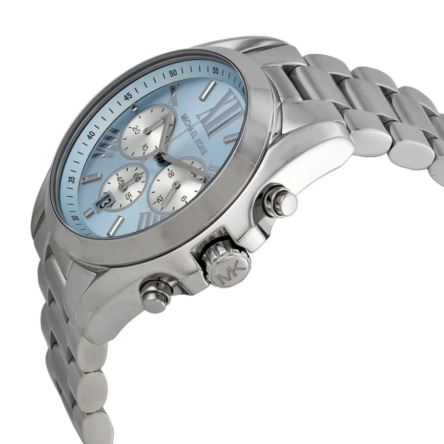 Michael Kors Bradshaw Chronograph Blue Dial Stainless Steel Ladies Watch Watch MK6099