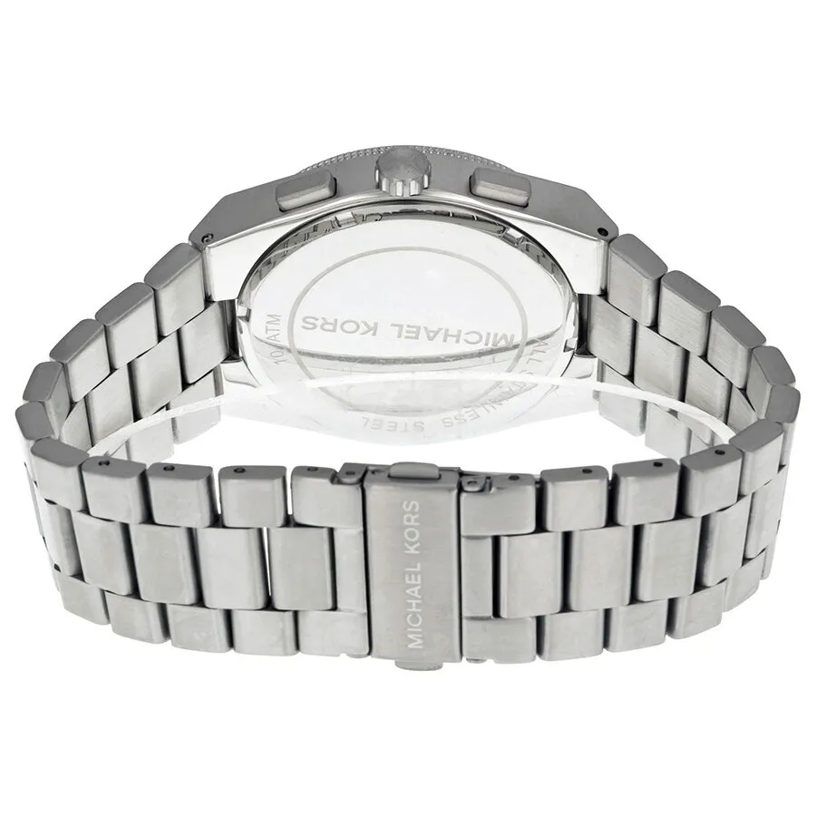 Michael Kors Channing Chronograph Grey Dial Stainless Steel Men's Watch MK8337