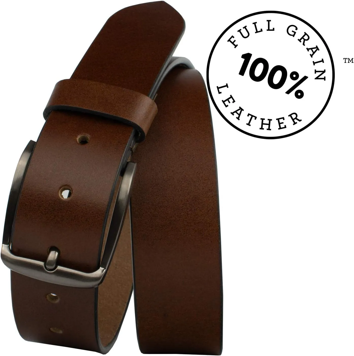 Millennial Belt - Full Grain Leather Belt with Nickel Free Buckle