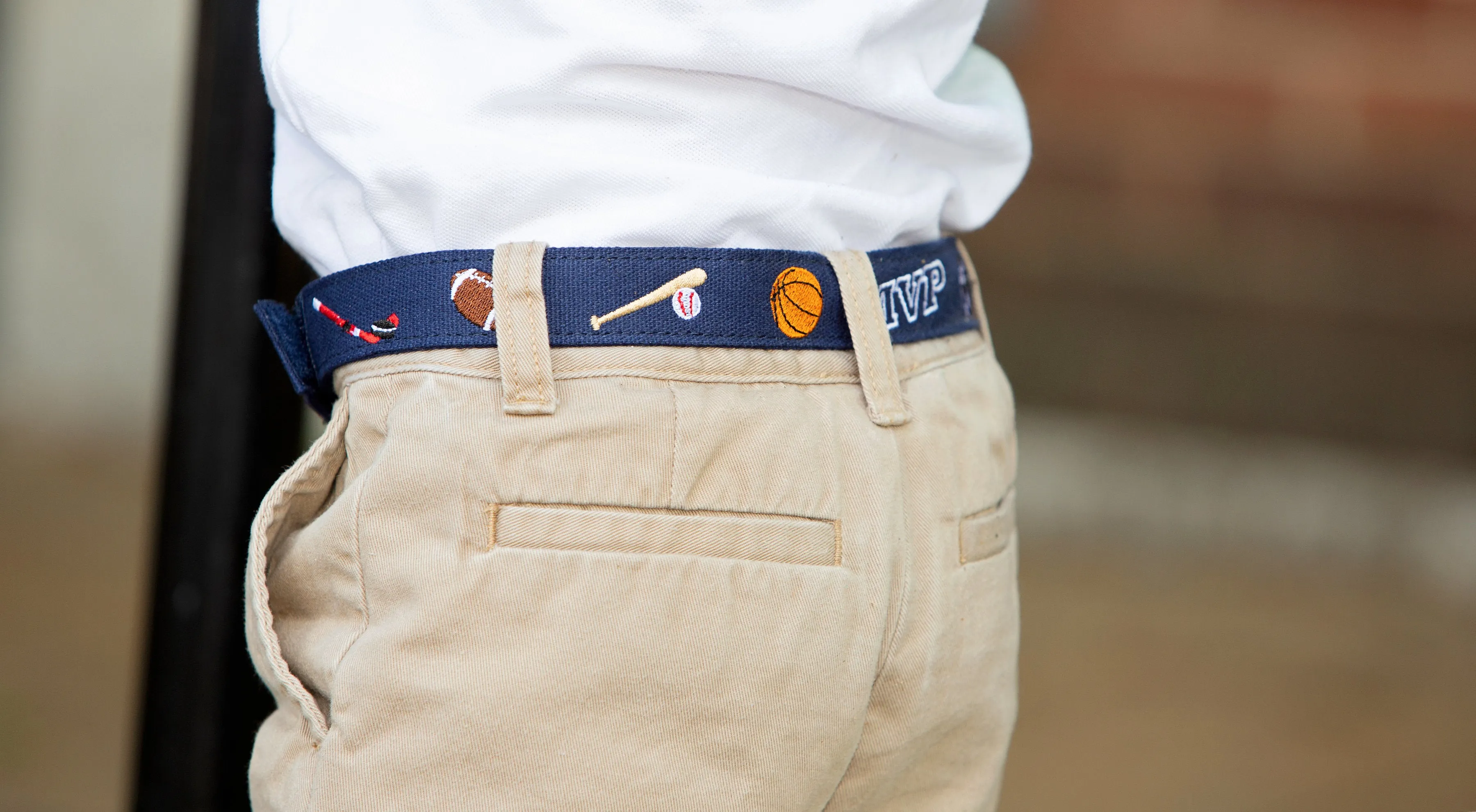 MYSELF BELTS - MVP Sports Print Easy Velcro Belt For Toddlers/Kids