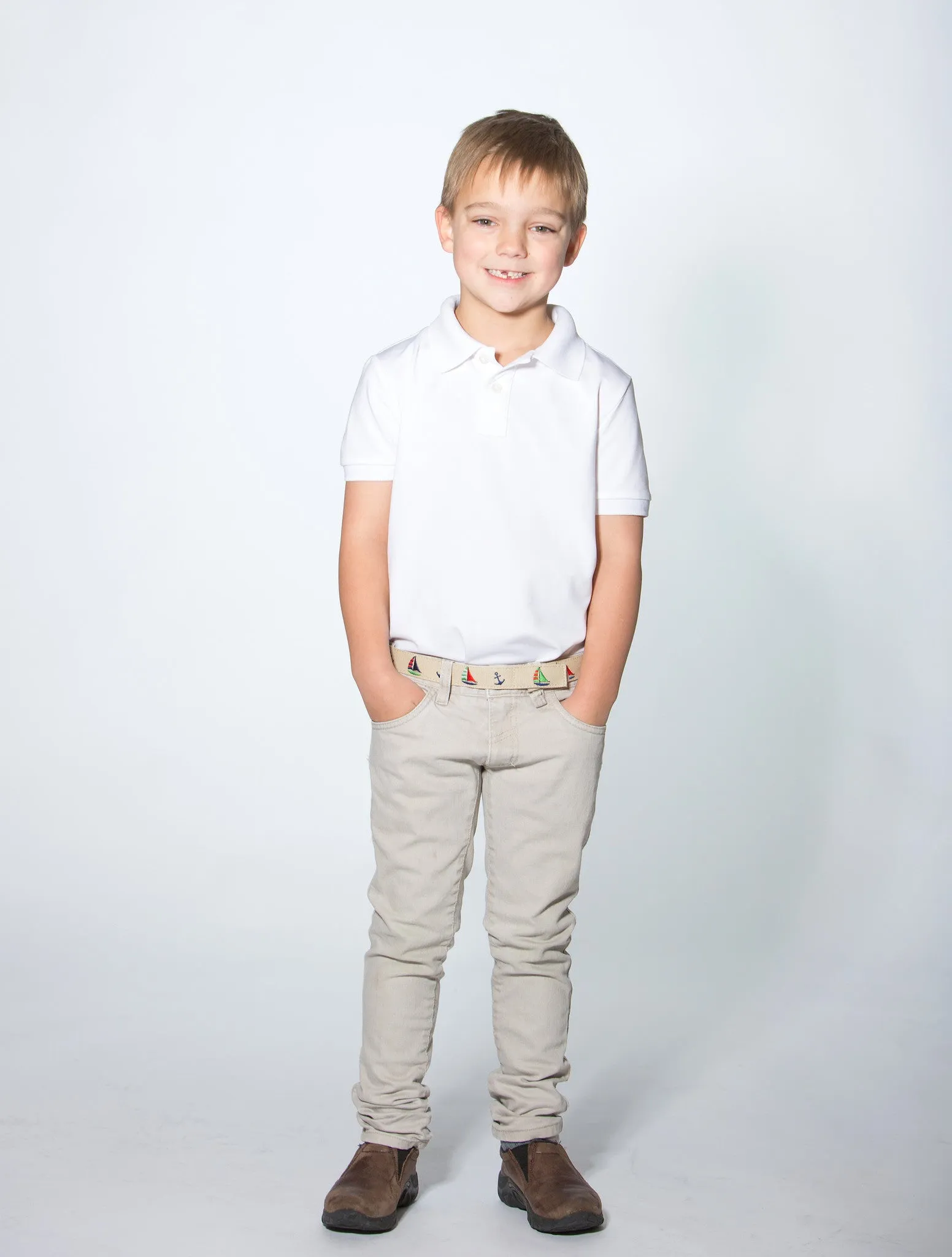 MYSELF BELTS - Sailing Print Easy Velcro Belt For Toddlers/Kids