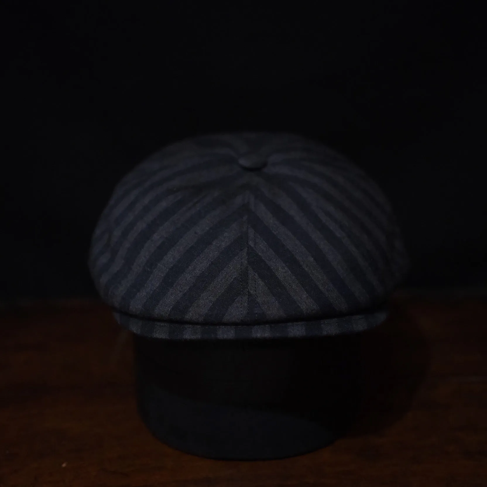 Newsboy - Navy/Grey Stripes