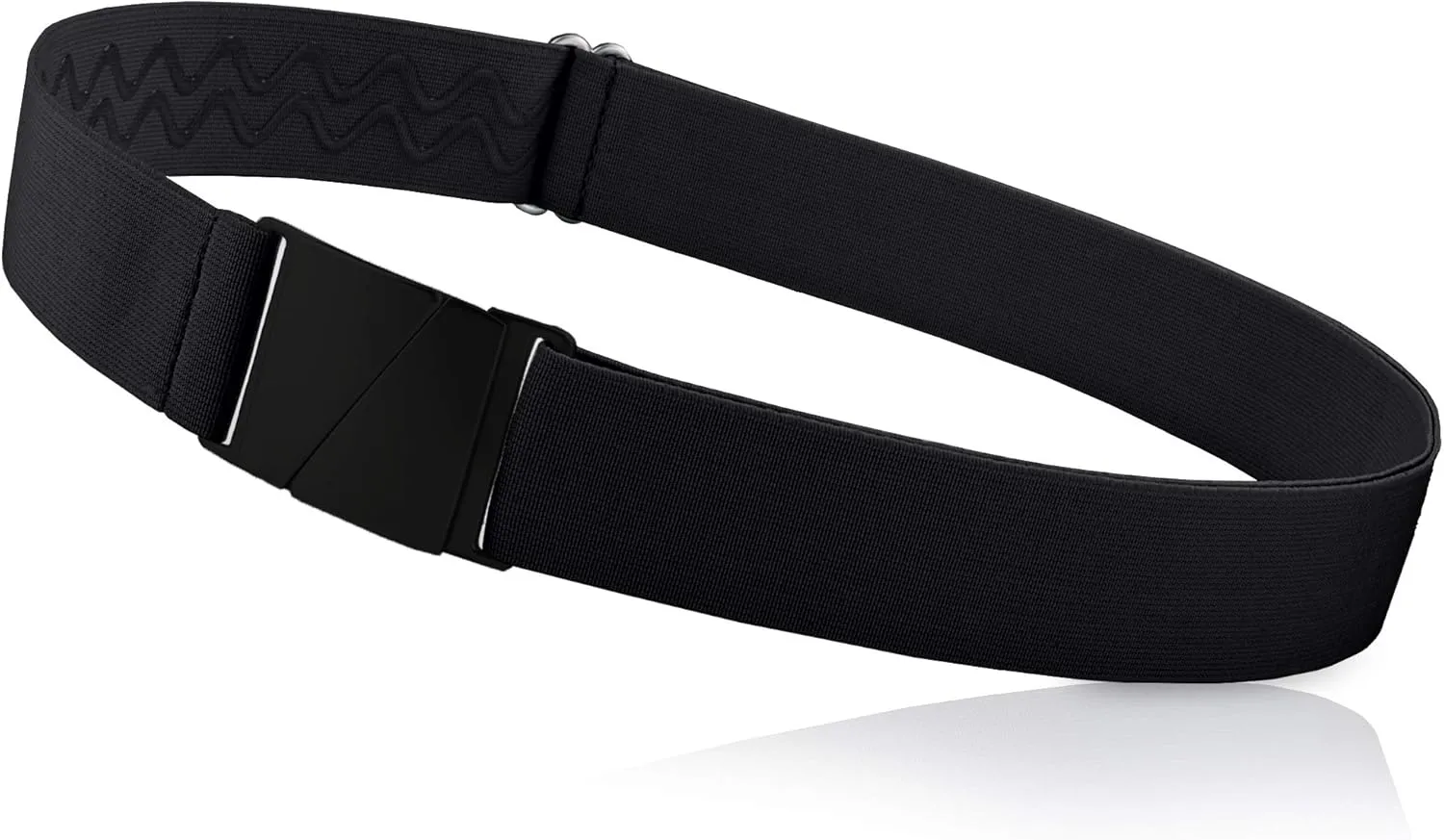 No Show Invisible Elastic Belts for Women & Men 1.5" adjustable Non Slip Fits waist upto 50 Inch. Designed in USA.