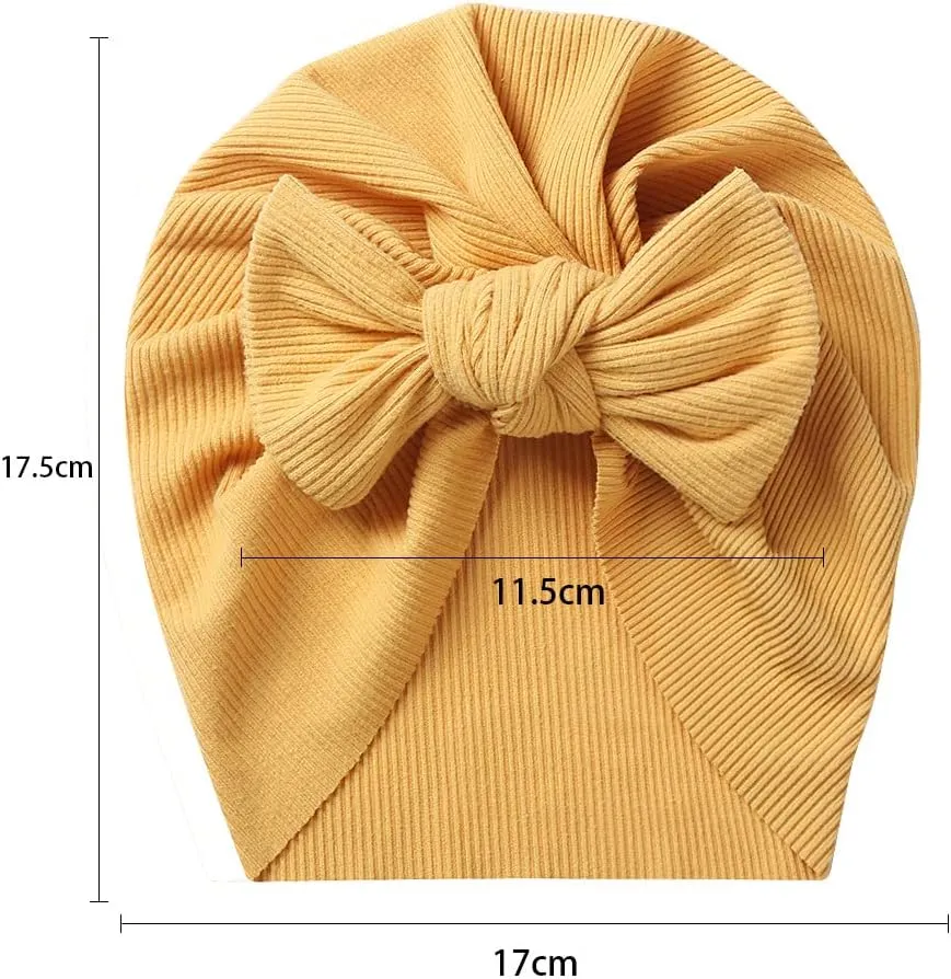 QandSweet Baby Girls' Hats & Caps Knotted Turban Cute Toddler Hat Hair Accessories 3-36M