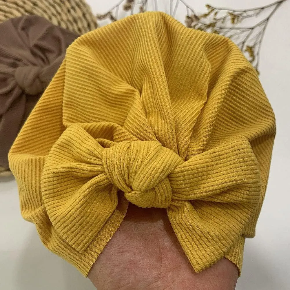 QandSweet Baby Girls' Hats & Caps Knotted Turban Cute Toddler Hat Hair Accessories 3-36M