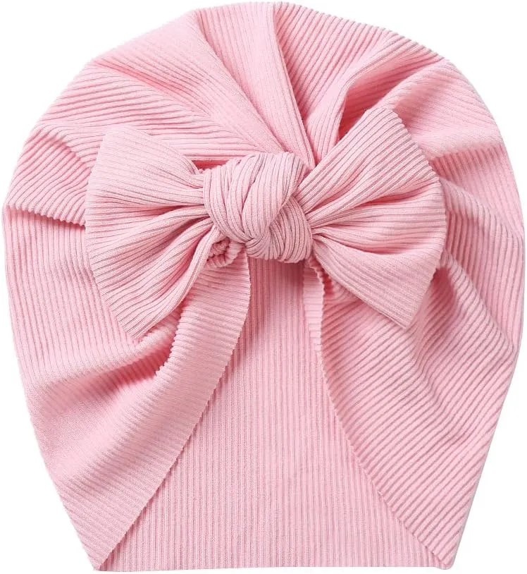 QandSweet Baby Girls' Hats & Caps Knotted Turban Cute Toddler Hat Hair Accessories 3-36M