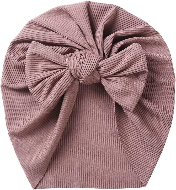 QandSweet Baby Girls' Hats & Caps Knotted Turban Cute Toddler Hat Hair Accessories 3-36M