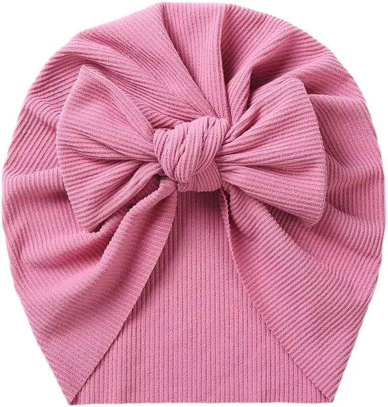 QandSweet Baby Girls' Hats & Caps Knotted Turban Cute Toddler Hat Hair Accessories 3-36M