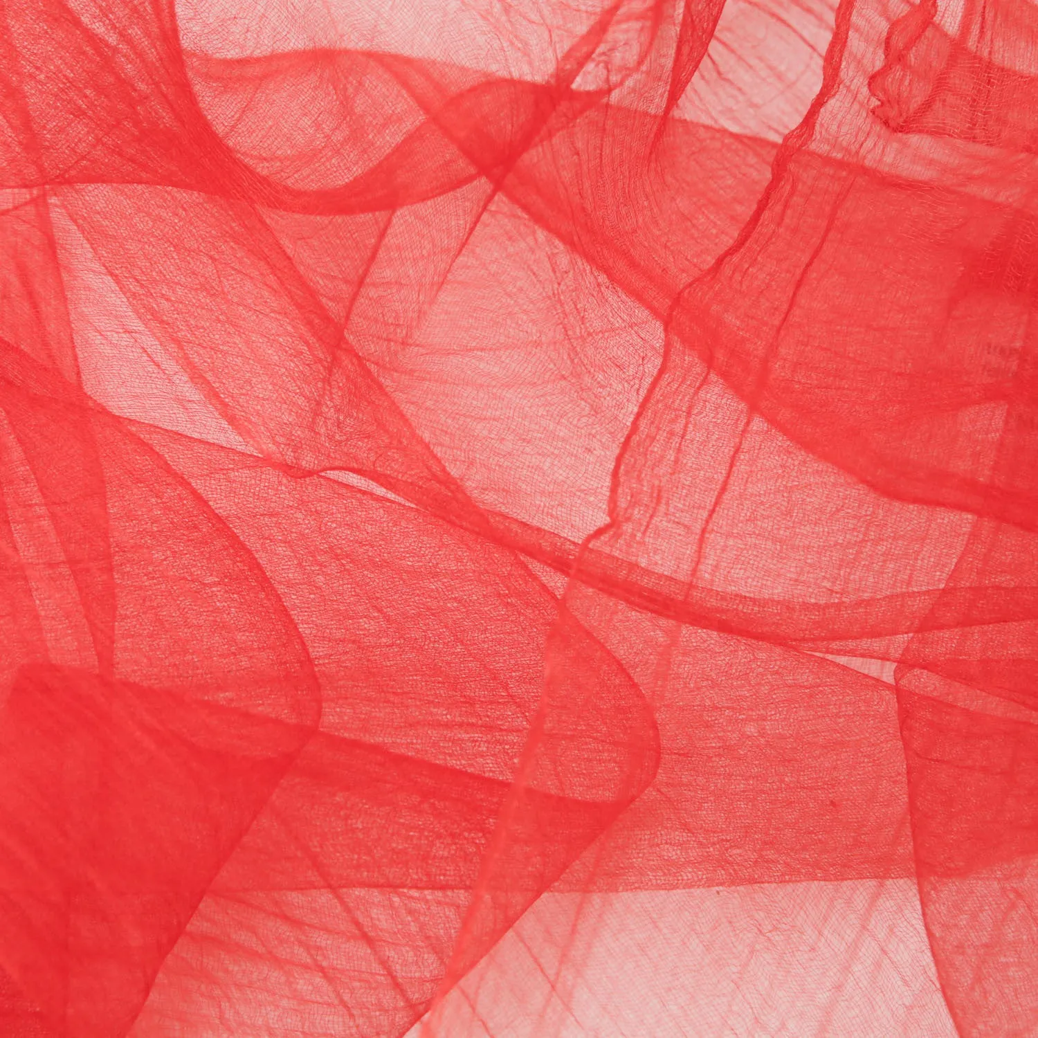 Scarf - Silk Handwoven Nuno - Red