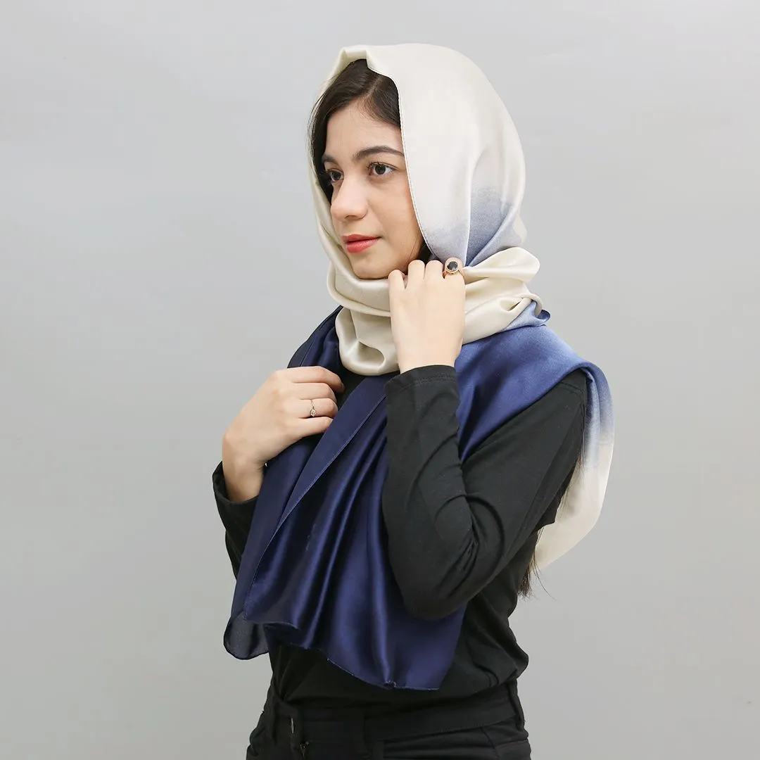 Silk Fabric Plain long Scarves