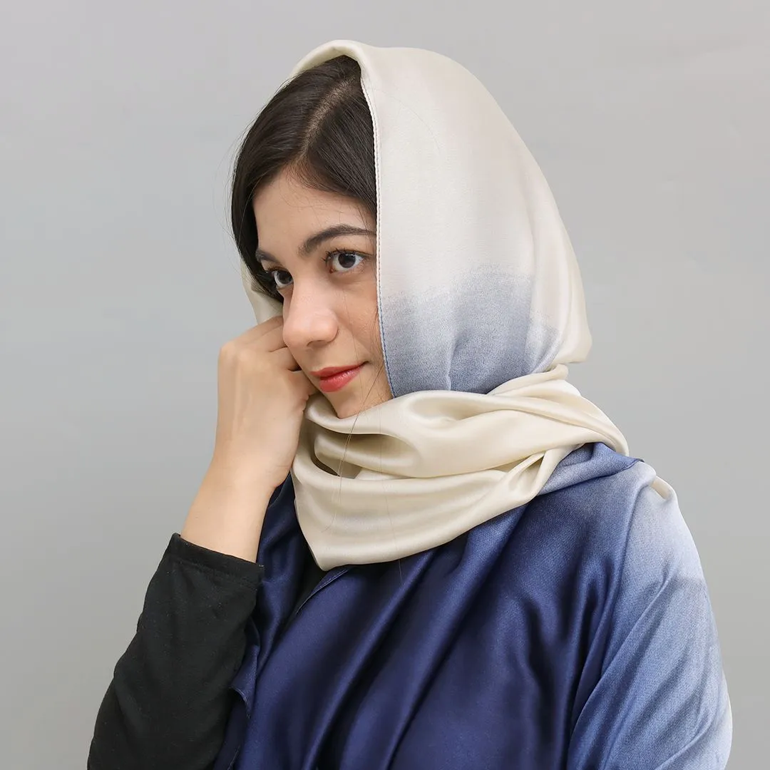 Silk Fabric Plain long Scarves