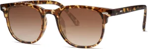 SOJOS Retro Vintage Square Polarized Sunglasses for Women Men UV Protection Lens TR90 Frame Sunglasses SJ2112